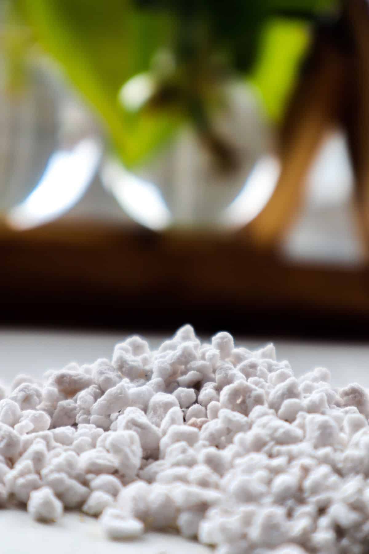 perlite chunks in pile