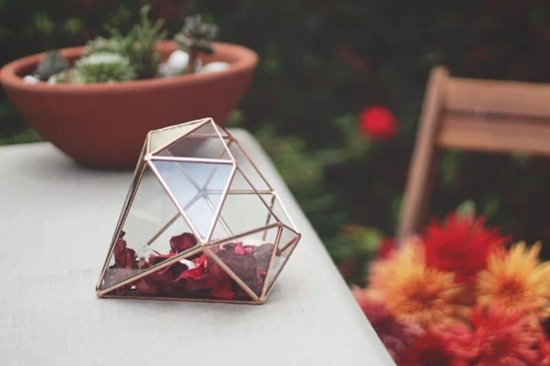 terrarium wedding centerpiece