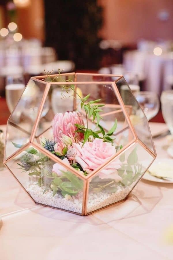 terrarium wedding centerpiece