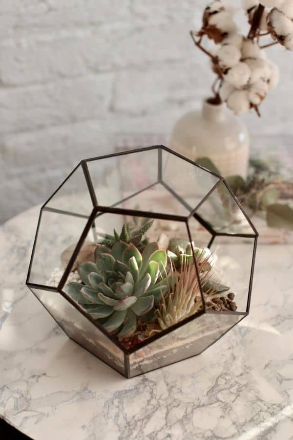 terrarium wedding centerpiece