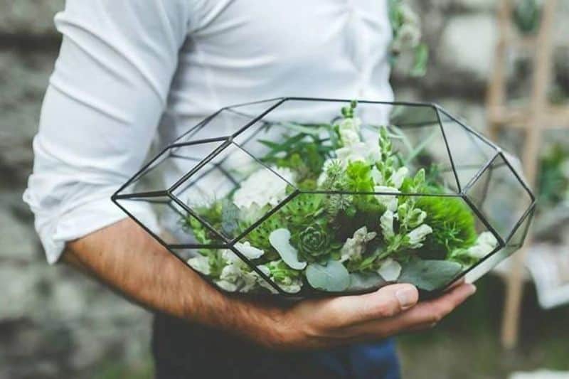 terrarium wedding centerpiece