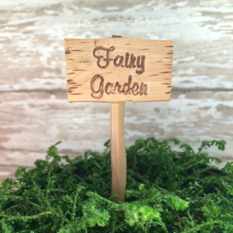 fairy garden sign