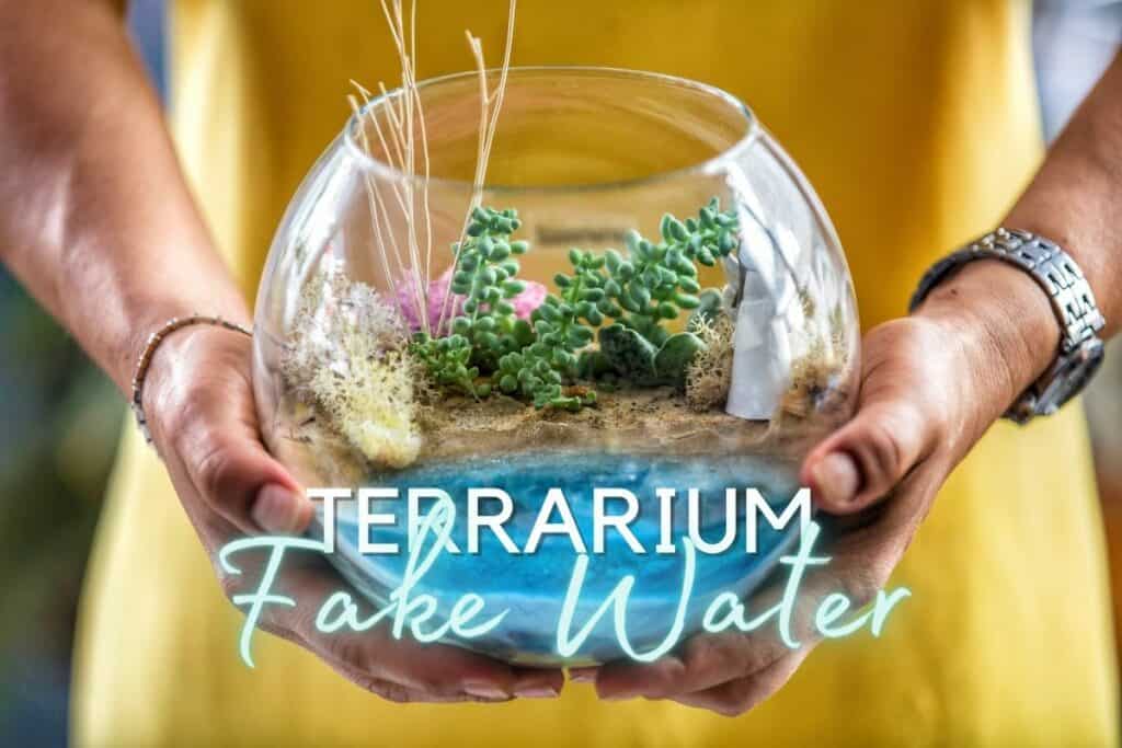 How to Make Fake Water for Crafts (+ Resin Terrarium Guide)