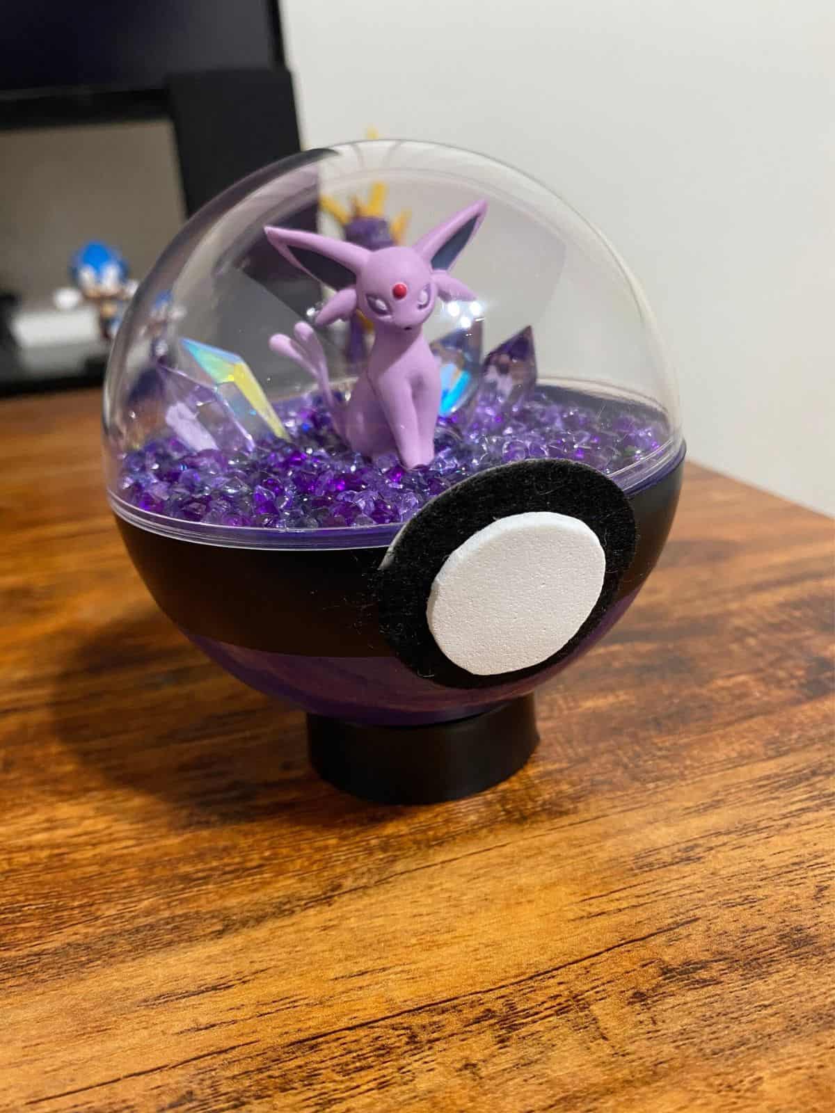 Pokeball terrarium by Pokenomenon on Etsy